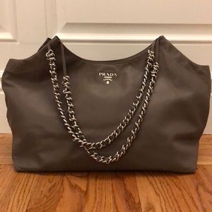 Authentic Prada chain tote
